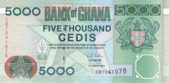 5000 Cedis 2003